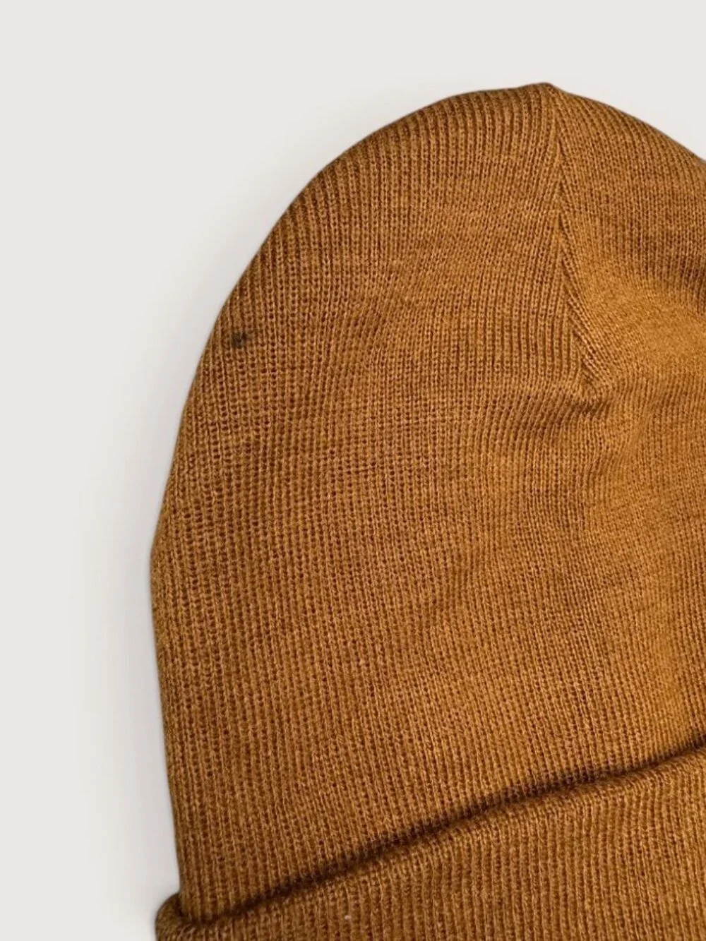 Brown Knit Beanie Cuffed Winter Hat Youth 8-14